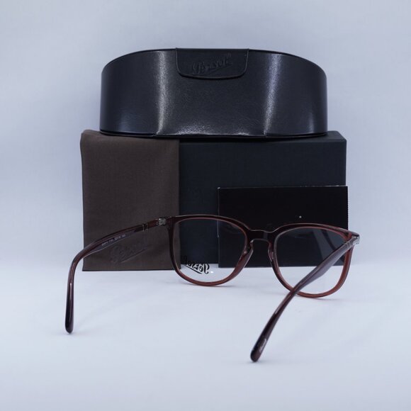 Persol PO3240V 1104 Square Eyeglasses 52mm – Bordeaux Smoke - Picture 10 of 10